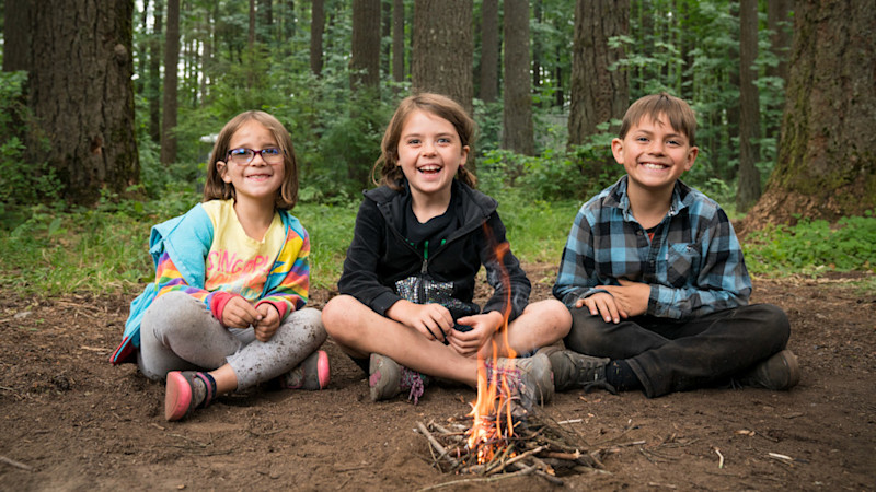 Outdoor Homeschool wilderness skills program in Kirkland